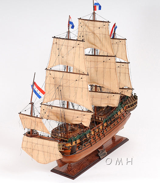 ALDO Hobbies & Creative Arts > Collectibles > Scale Models L: 28.5 W: 9.5 H: 26 Inches / NEW / Wood Friesland Dutch of Great Fleet of the United Province of Holland Tall Ship Medium Wood Model Sailboat Assembled