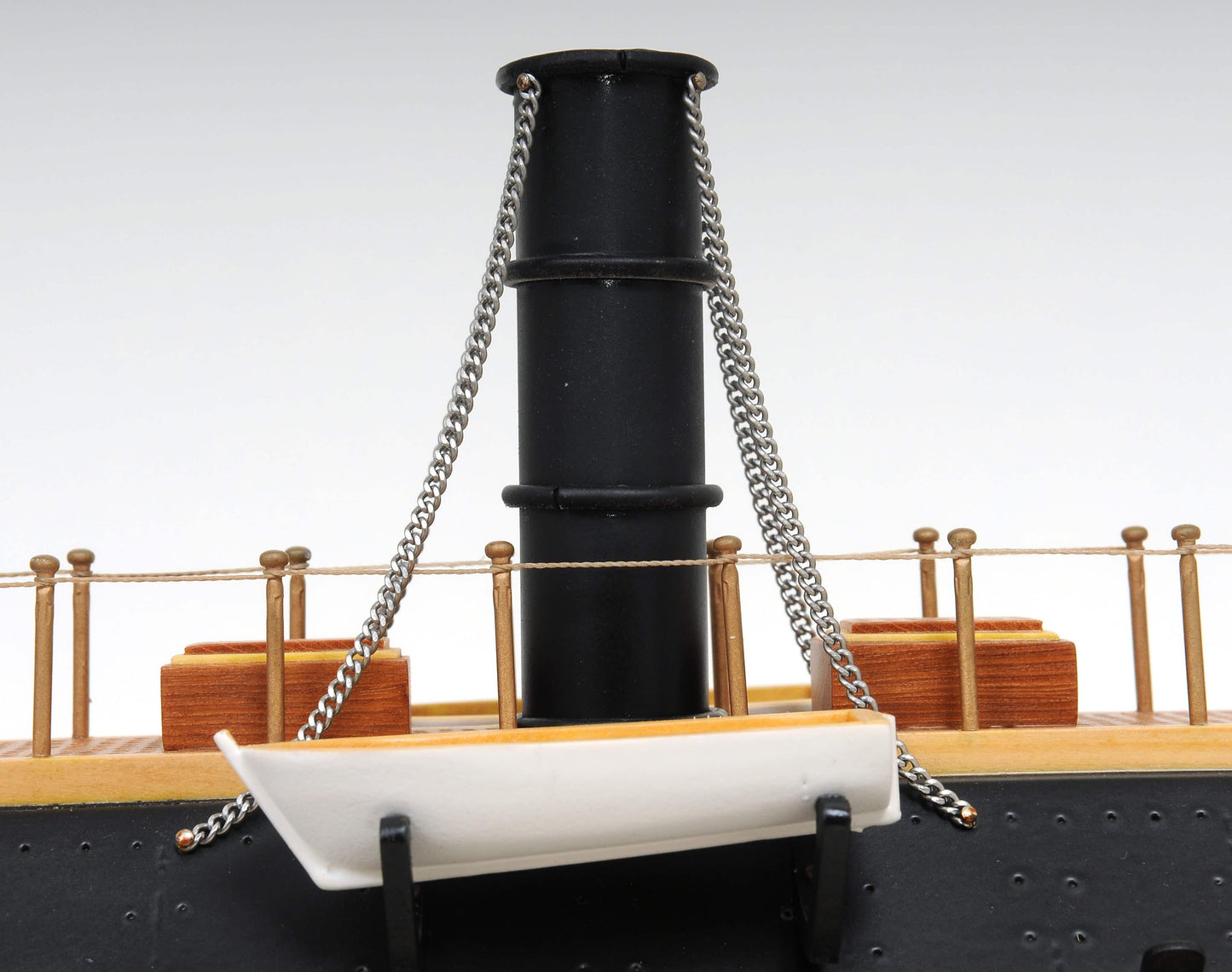 ALDO Hobbies & Creative Arts > Collectibles > Scale Models L: 38.5 W: 9.5 H: 16 Inches / NEW / wood C.S.S. Virginia Ironclad Steam Powered Ship Exclusive Edition Wood Model Assembled with Display Case