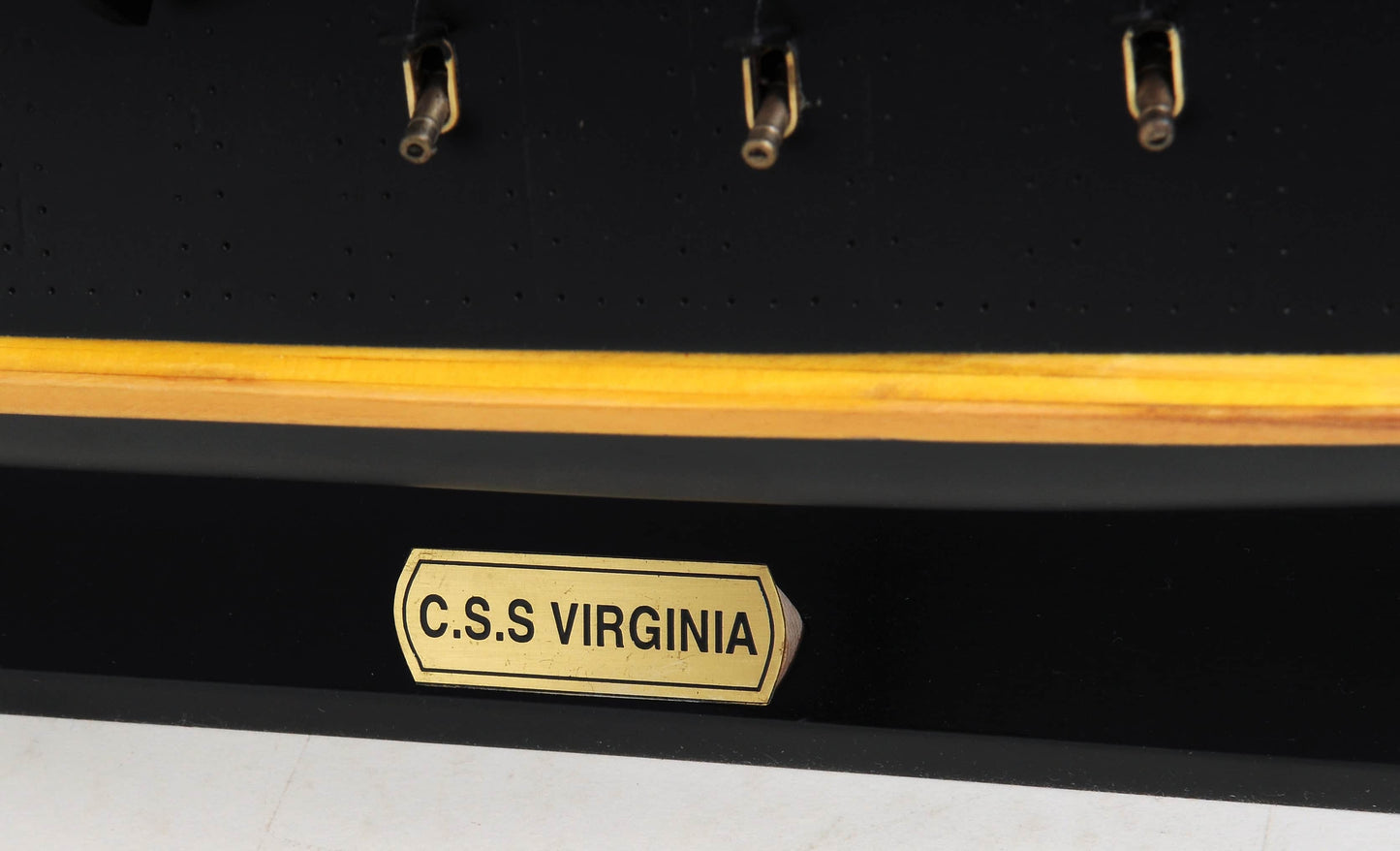 ALDO Hobbies & Creative Arts > Collectibles > Scale Models L: 38.5 W: 9.5 H: 16 Inches / NEW / wood C.S.S. Virginia Ironclad Steam Powered Ship Exclusive Edition Wood Model Assembled with Display Case