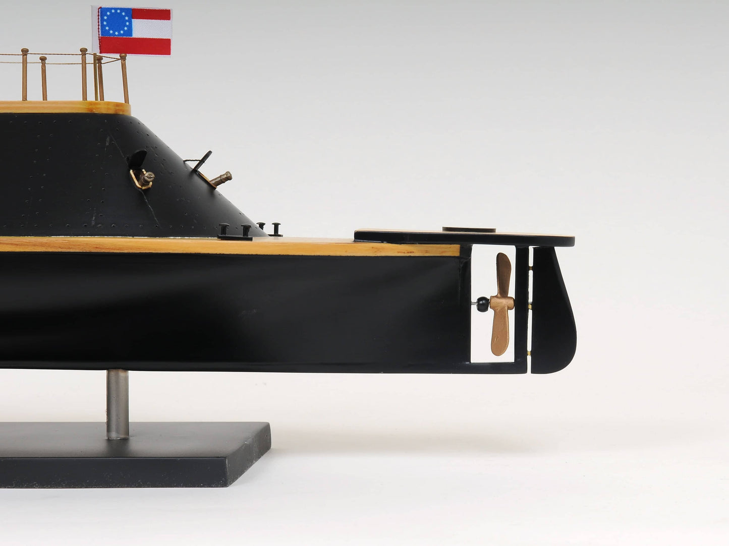 ALDO Hobbies & Creative Arts > Collectibles > Scale Models L: 38.5 W: 9.5 H: 16 Inches / NEW / wood C.S.S. Virginia Ironclad Steam Powered Ship Exclusive Edition Wood Model Assembled with Display Case