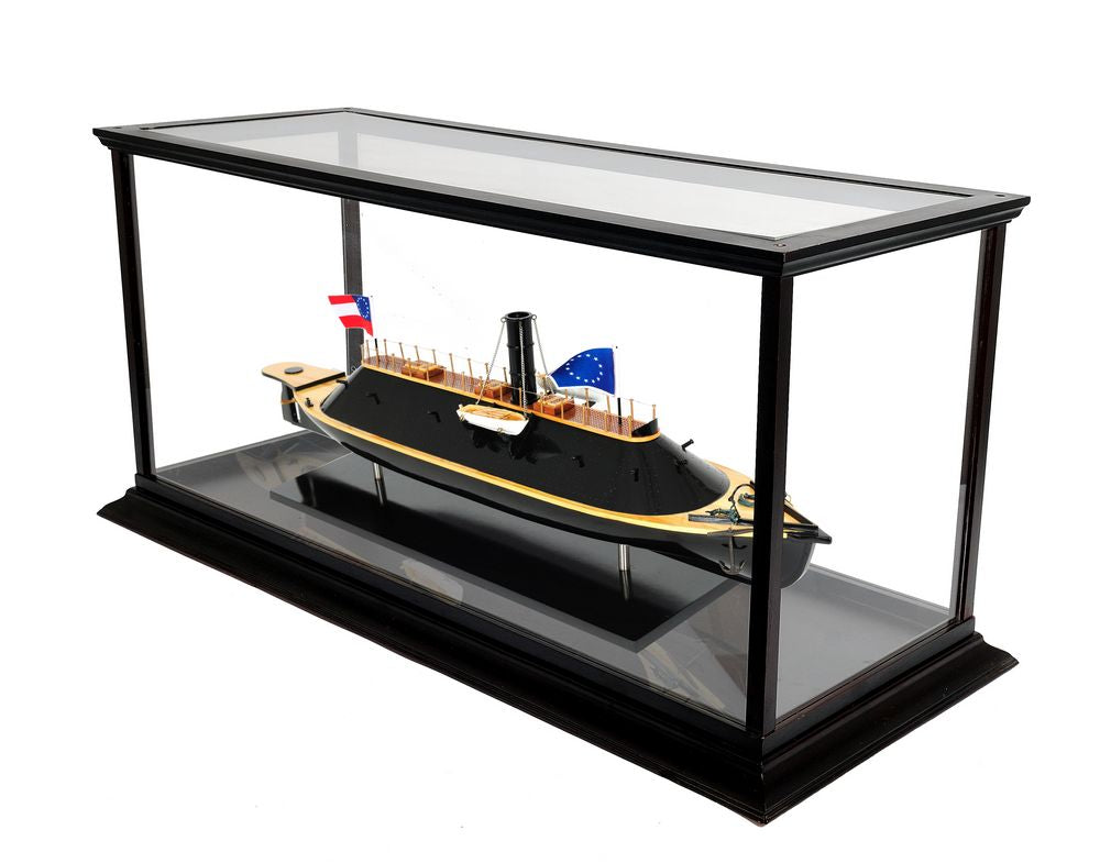 ALDO Hobbies & Creative Arts > Collectibles > Scale Models L: 38.5 W: 9.5 H: 16 Inches / NEW / wood C.S.S. Virginia Ironclad Steam Powered Ship Exclusive Edition Wood Model Assembled with Display Case