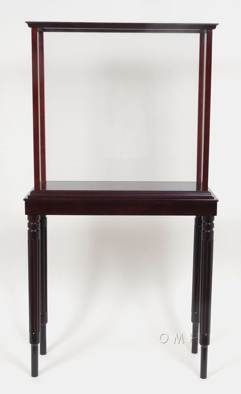 ALDO Hobbies & Creative Arts > Collectibles > Scale Models OUTSIDE:L: L: 29.25 W: 13.5 H: 51.75 Inches / INSIDE : 26"L x 10"W x 24"H. inches. / NEW / Wood with plexiglass panels Floor Display Case Cabinet Wood with Plexiglas Panels for Tall Ship Yacht and Boat Models