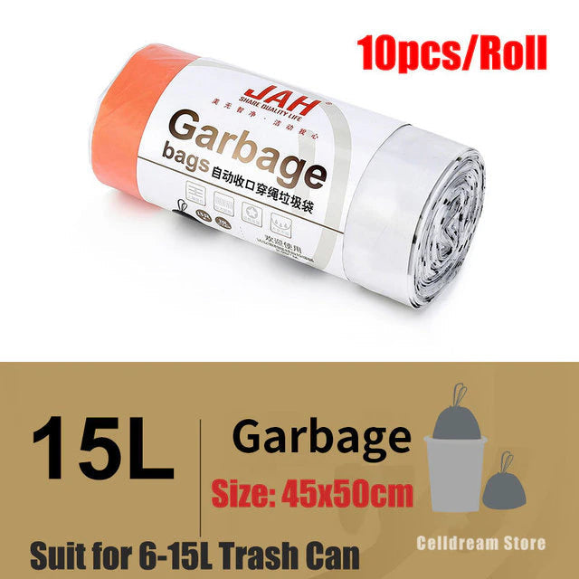 ALDO Household Supplies > Waste Containment > Trash Cans & Wastebaskets 12.5" x 9.25" x 7.4" inches / ABC Plastic / 10pcs/roll Garbage Bag Intelligent Smart Trash Can Dual Mode Opening Smart Sensor Rechargeable USB Waterproof Garbage Bin Gray With Free Set Of Bags