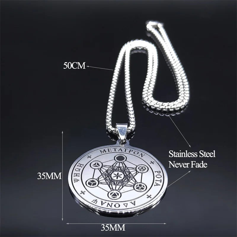 ALDO Jewelry Kabbalah Talisman Tree of Life Amulet Pentacle Pendant for Grat Protection and Success in Your Life