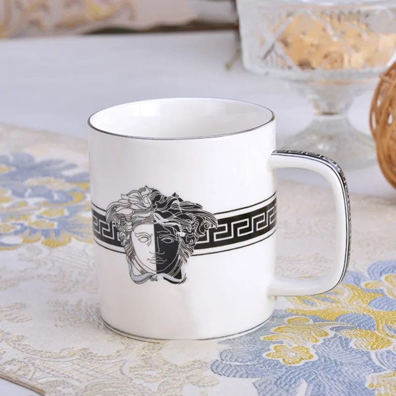 ALDO > Kitchen & Dining > Tableware > Dinnerware 10 / porcelain / new Versace Style Luxury Classic Coffee and Tea Ceramic 24 karat Gold Plated Mugs