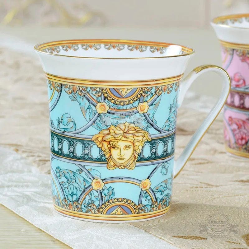 ALDO > Kitchen & Dining > Tableware > Dinnerware 3 / porcelain / new Versace Style Luxury Classic Coffee and Tea Ceramic 24 karat Gold Plated Mugs