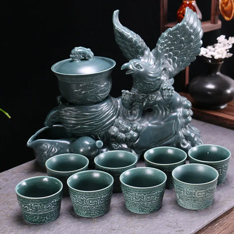 ALDO > Kitchen & Dining > Tableware > Dinnerware Style 1 High-end Kung Fu Tea Set Luxury Bone China Tea Pot Teacup Tea Accessories