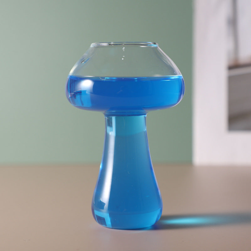 ALDO Kitchen & Dining > Tableware > Drinkware Mushroom Fun Glass / Lead free Crystal / 12 cm toll x 5.5 cm width Mushroom Fun Glass for Martini, Cocktails, Beer ,Champagne Party and Home Bar