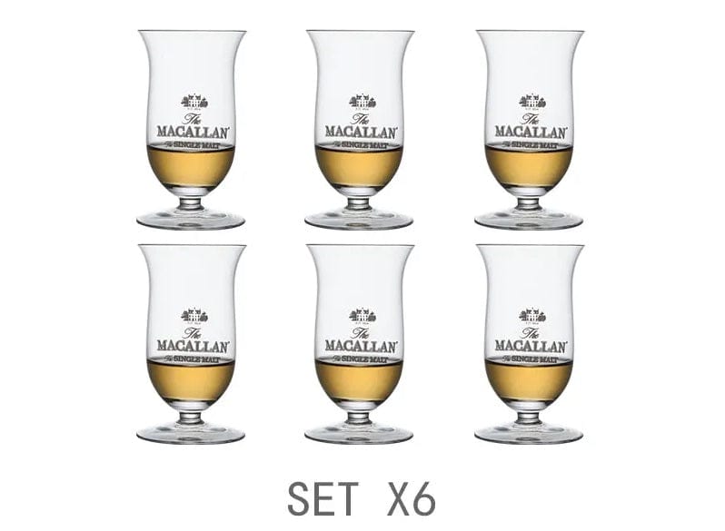 ALDO Kitchen & Dining > Tableware > Drinkware Set of Six Private Collection New Macallan Signature Single Malt Tasting Crystall Whiskey Lead-Free Glasses