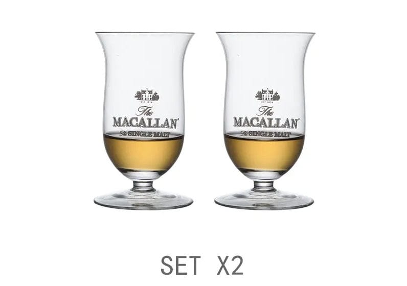 ALDO Kitchen & Dining > Tableware > Drinkware Set Of Two Private Collection New Macallan Signature Single Malt Tasting Crystall Whiskey Lead-Free Glasses