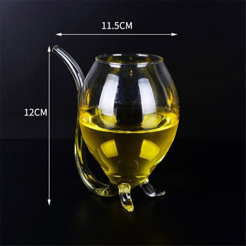 ALDO Kitchen & Dining > Tableware > Drinkware Vampire Fun Glass / Lead free Crystal / 12 cm toll x 5.5 cm width Vampire Fun Glass for Martini, Cocktails, Beer ,Champagne Party and Home Bar