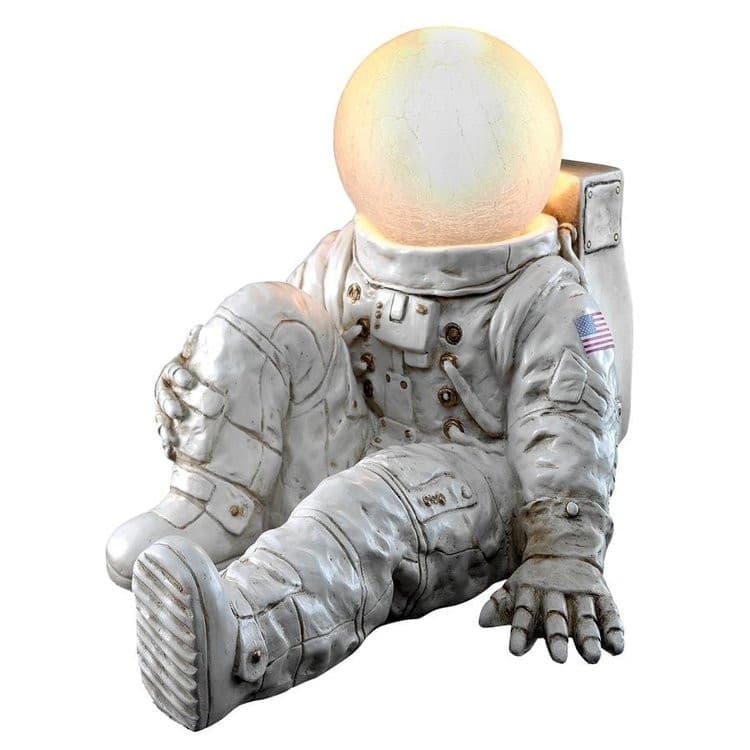 ALDO Lighting > Lamps Apollo 11 American Astronaut at Ease Tabletop Lamp Sculpture