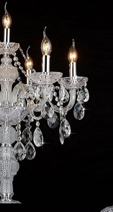 ALDO Lighting > Lamps Crystal Large Sculptural Floor Lamp