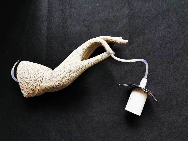 ALDO Lighting > Lighting Fixtures > Ceiling Light Fixtures Lotus Style Sculptural Wall LED Bulb Lamp Sconce
