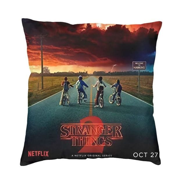 ALDO Linens & Bedding > Bedding > Pillowcases & Shams 30x30cm 12x12in / Style 9 / Multicolor Stranger Things TV Show Modern Decorative Luxury Velvet Pillowcases Double side 3D Print