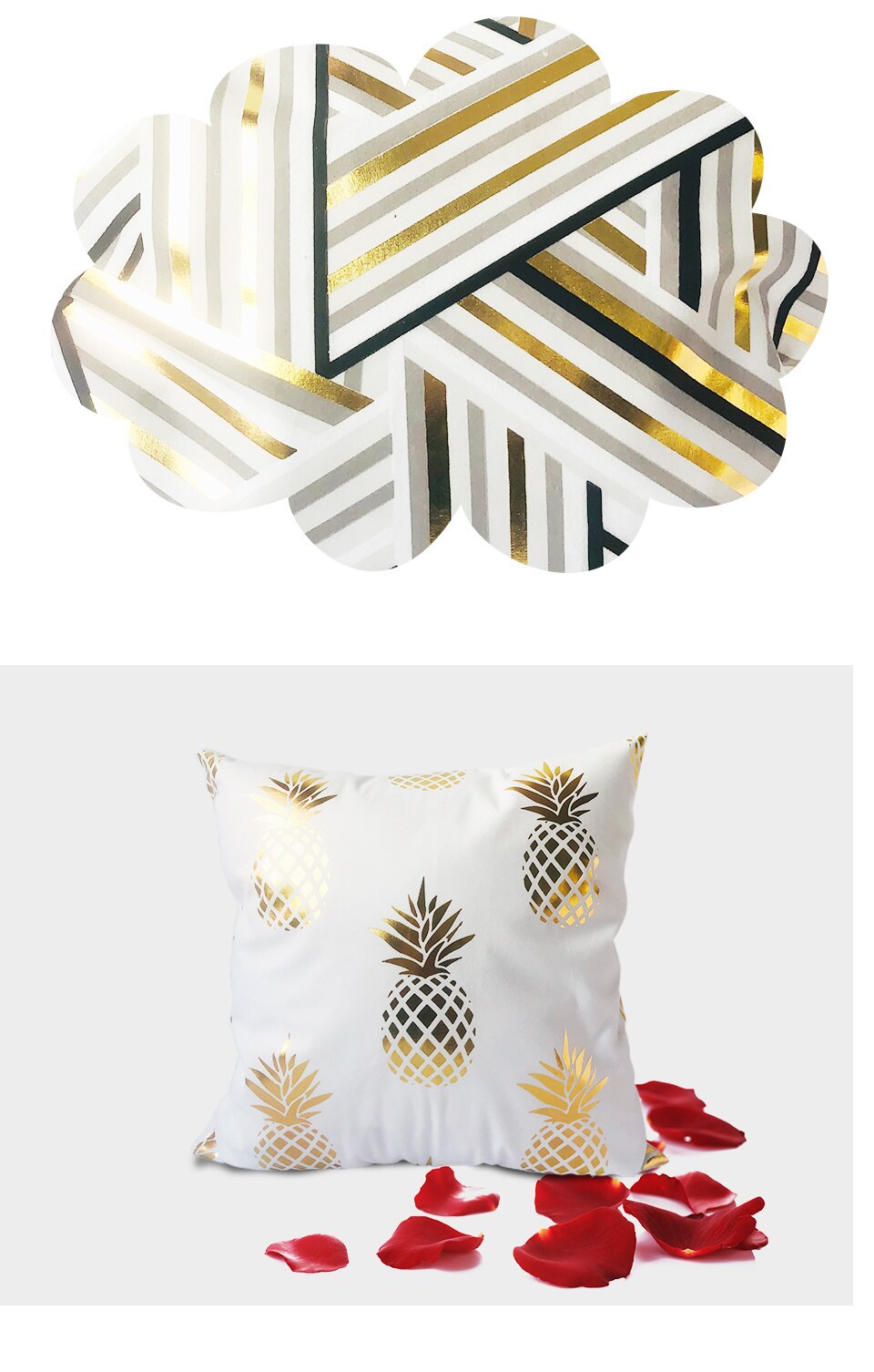 ALDO Linens & Bedding > Bedding > Pillowcases & Shams Luxury Royal Style Decorative Polyester Pillowcases