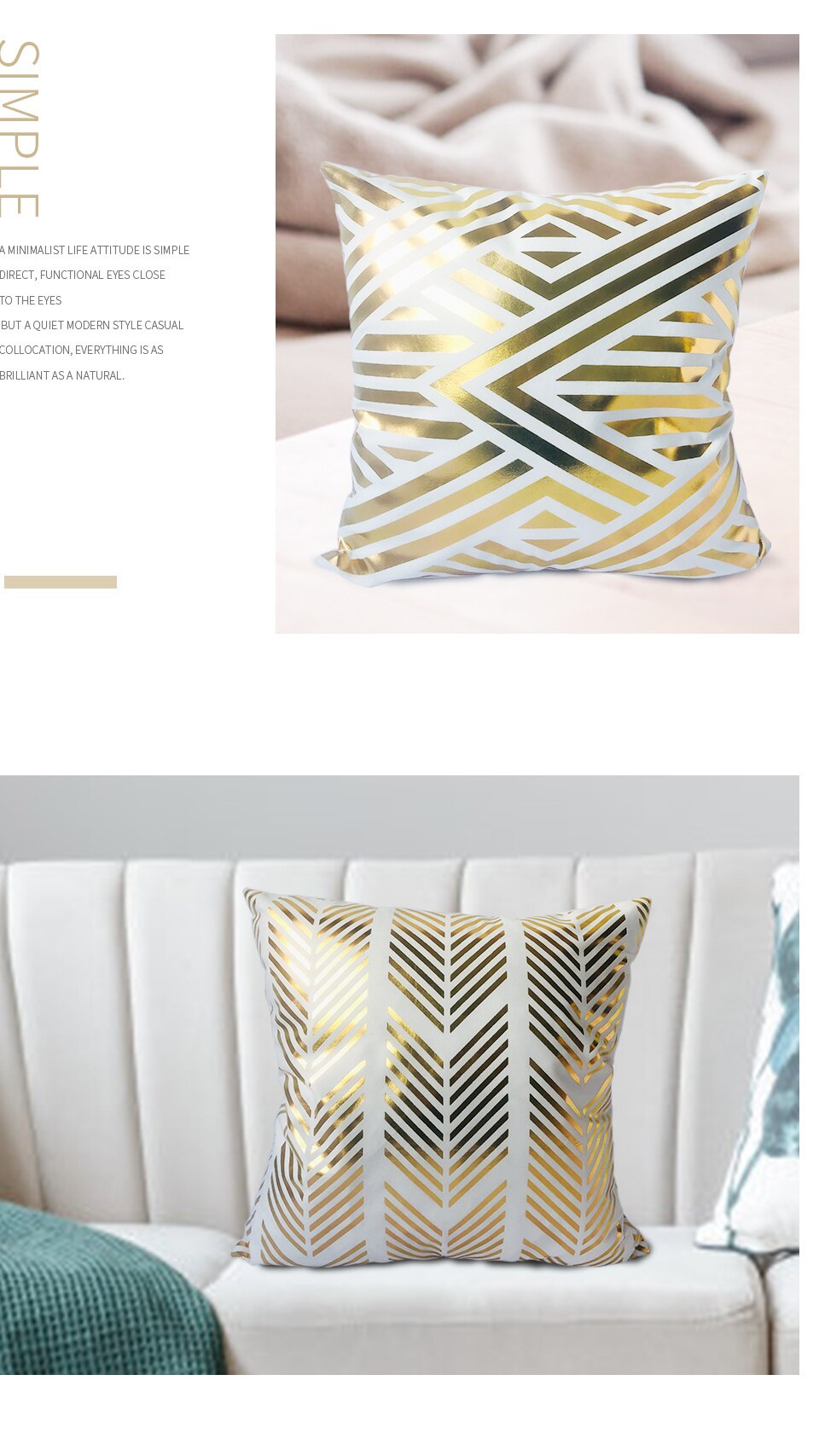 ALDO Linens & Bedding > Bedding > Pillowcases & Shams Luxury Royal Style Decorative Polyester Pillowcases