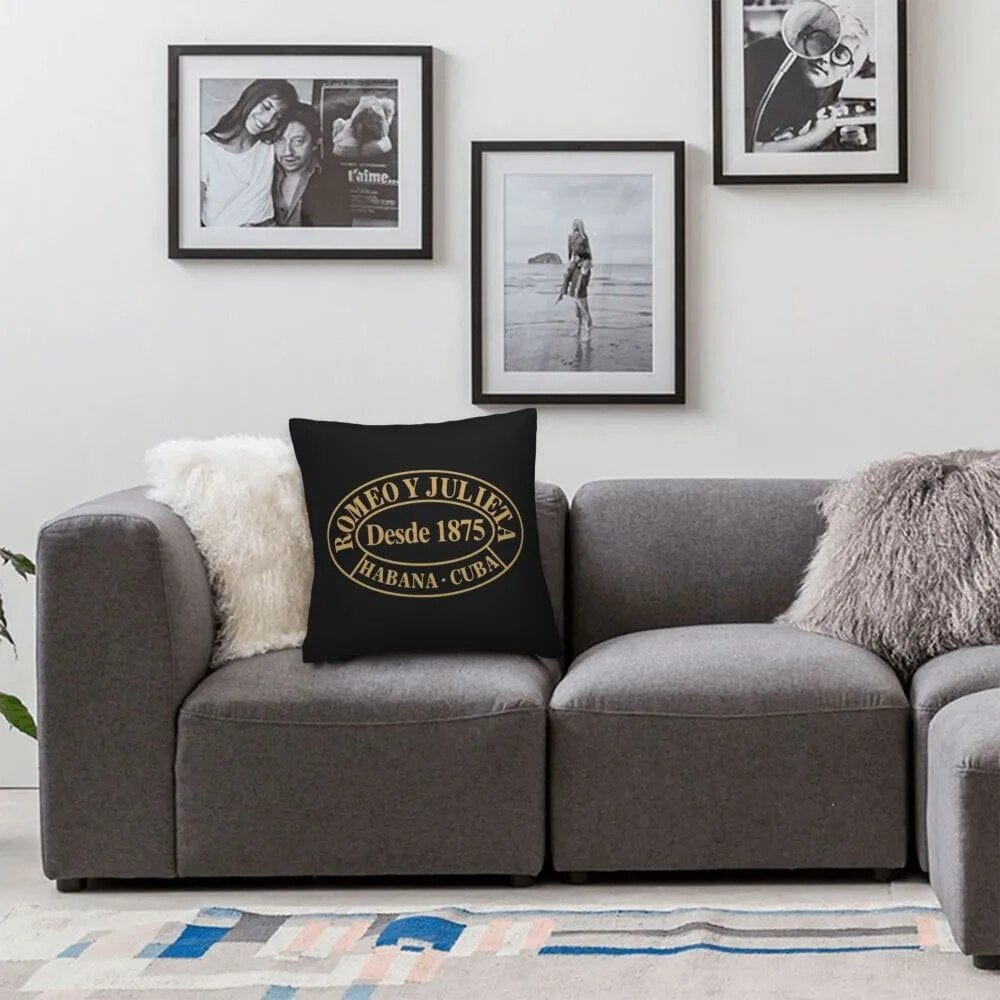 ALDO Linens & Bedding > Bedding > Pillowcases & Shams Romeo and Julieta Habana Cuba Cigar Style Pillowcases Poliester