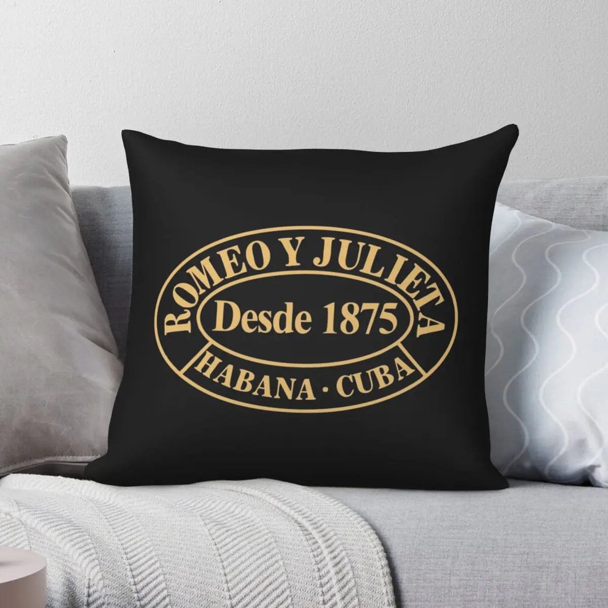 ALDO Linens & Bedding > Bedding > Pillowcases & Shams Romeo and Julieta Habana Cuba Cigar Style Pillowcases Poliester
