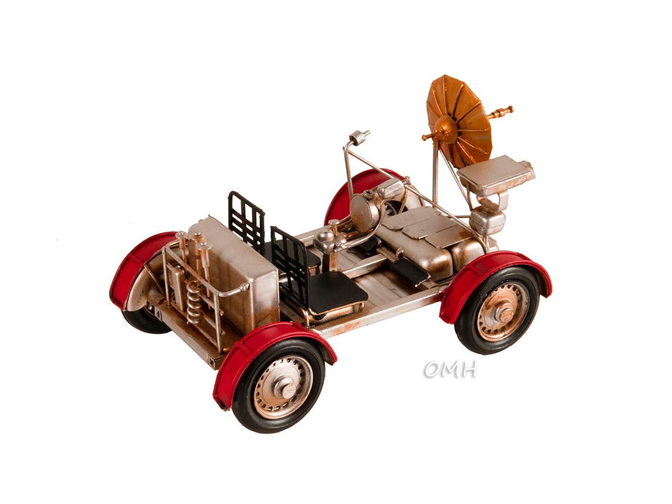ALDO NASA Space Exploration Models Collection L: 9.5 W: 5.5 H: 5 Inches / NEW / iron NASA Apollo Program Lunar Roving Vehicle Moon Buggy Display ES Model Spacecraft