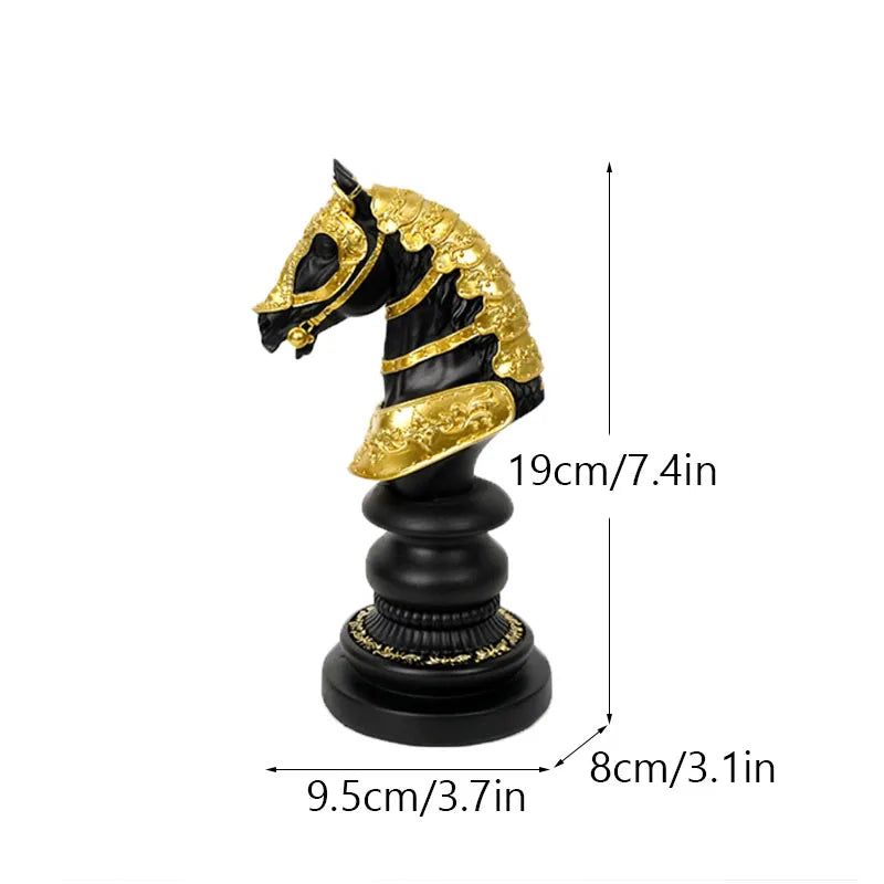 ALDO Party & Celebration > Party Supplies > Party Games Chess Decoration Collection Statues of Black and White King Knight and Queen