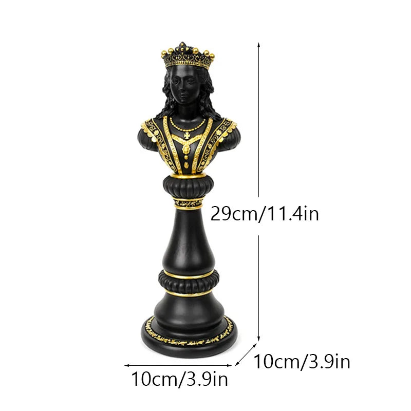 ALDO Party & Celebration > Party Supplies > Party Games Chess Decoration Collection Statues of Black and White King Knight and Queen