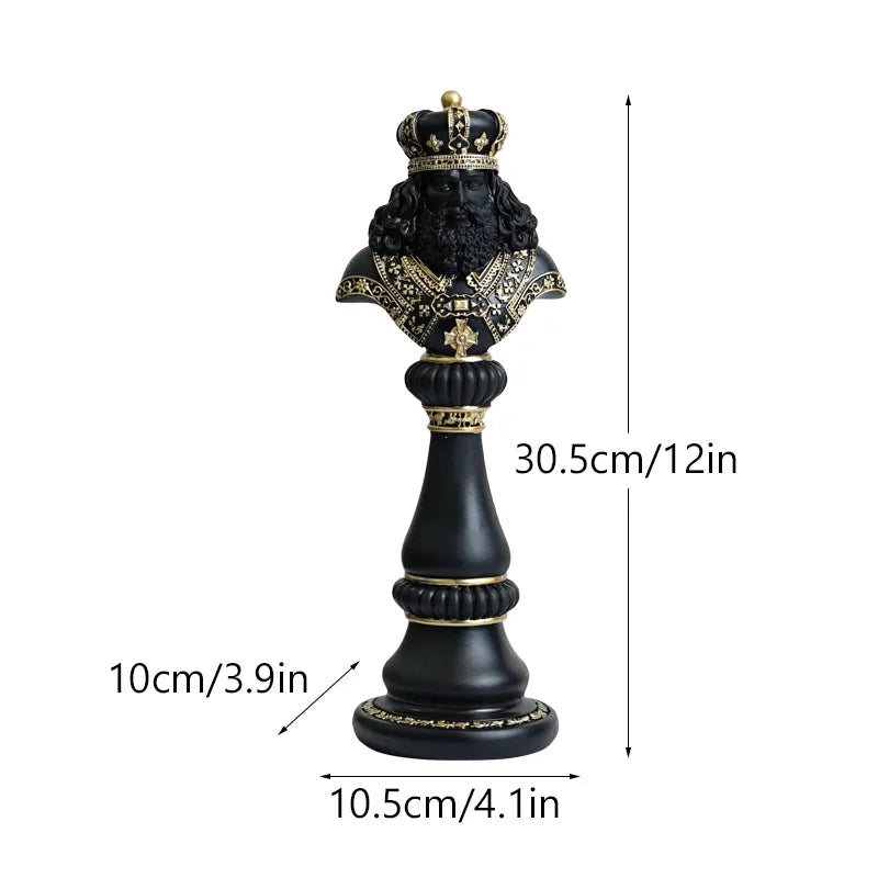ALDO Party & Celebration > Party Supplies > Party Games Chess Decoration Collection Statues of Black and White King Knight and Queen