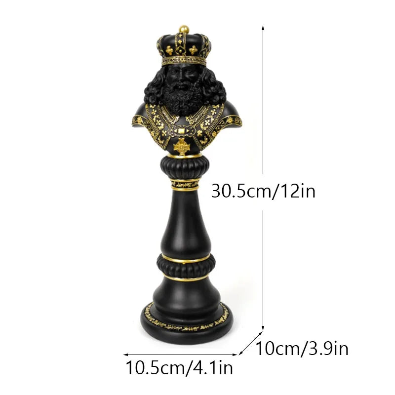 ALDO Party & Celebration > Party Supplies > Party Games Chess Decoration Collection Statues of Black and White King Knight and Queen