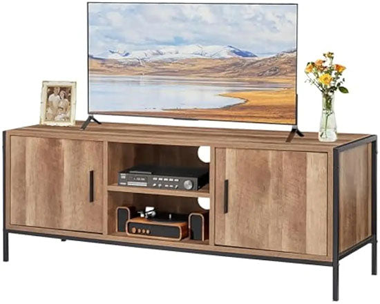 ALDO Tables > Accent Tables Modern Elegant Brown Affordable TV Stand With Storage Cabinets