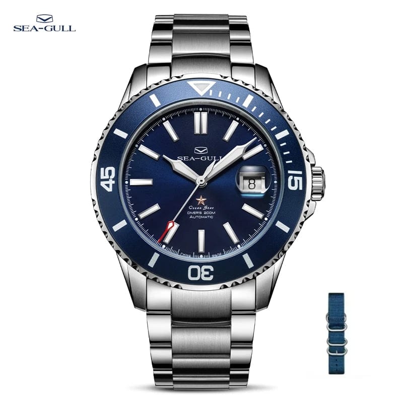 Jaragar Décor > Watches Sea- Gull Original Official World Famouse Man's Luxury Wrist Sport 200m Diving Waterproof Watch Automatic Movement