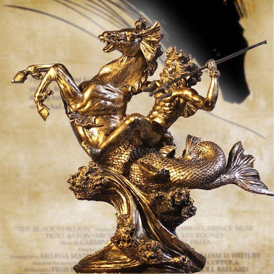 ALDO Artwork Sculptures & Statues Ancient Greek God of The Sea Poseidon Sculpture