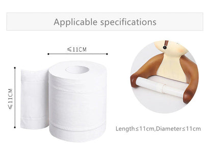 ALDO Bathroom Accessories > Toilet Paper Holders Decorative Deer Toilet Paper Roll Holder Bathroom Wall Mounted