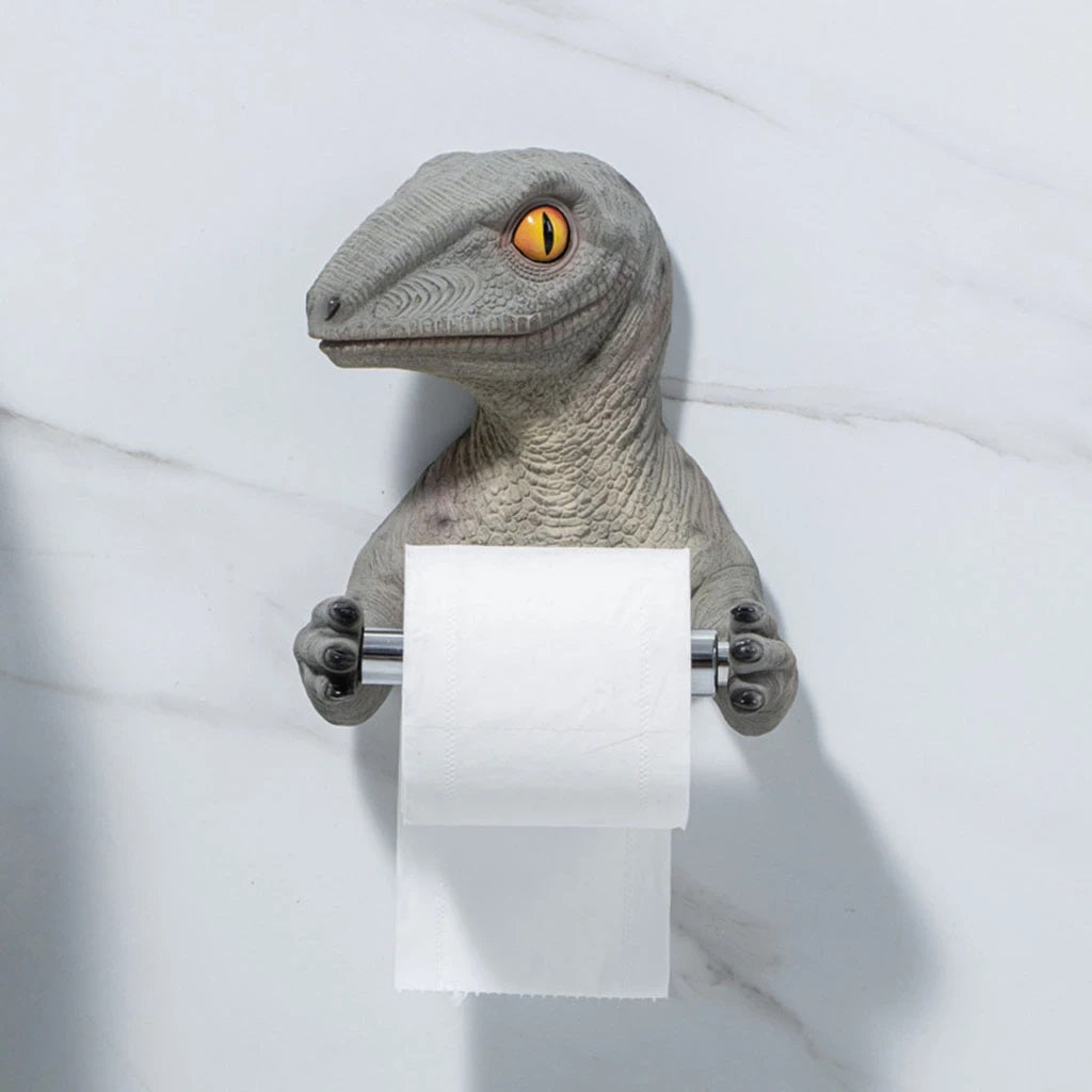 ALDO Bathroom Accessories > Toilet Paper Holders Decorative Dinosaur Toilet Paper Roll Holder Bathroom Wall Mounted.