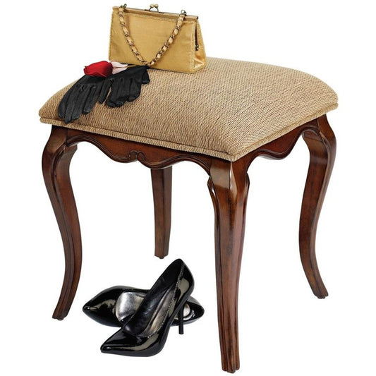 ALDO Chairs > Folding Chairs & Stools Lady Guinevere  Hand Carved Hardwood Vanity Stool
