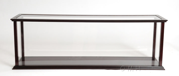 ALDO Creative Arts Collectibles Scale Model Display Case Cabinet Medium Wood with Plexiglas Panels For Cruise Ships Yachts and Boats