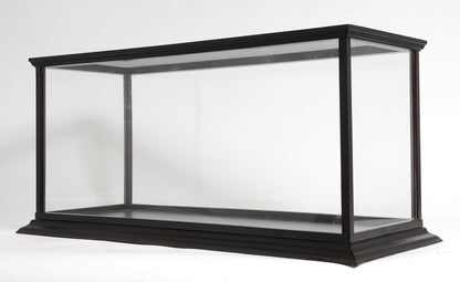 ALDO Creative Arts Collectibles Scale Model Outside : L: 37.5 W: 14 H: 15 Inches / Inside : 36L x 12W x 13.5H inches. / NEW / Mahogany Wood and with Plexiglass Panels Display Case Large Wood with Plexiglass Panels Table Top Cabinet for  Speed Boat Models