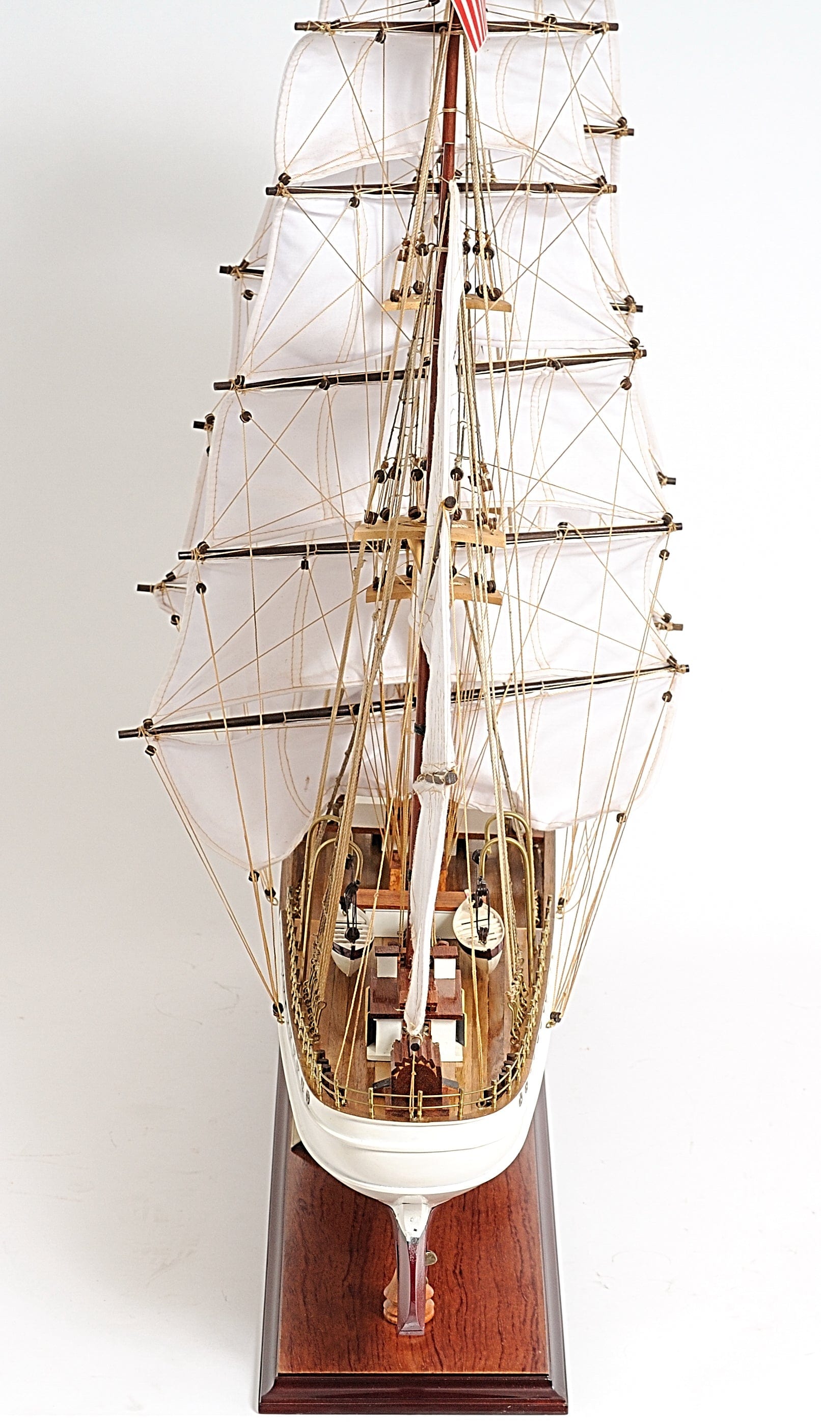 ALDO Creative Arts Collectibles Scale Model US. Coast Guard Eagle E.E.  Exclusive Edition Sailboat Wood Model Assembled