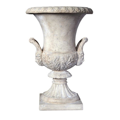 ALDO Creative Arts >Pottery 17.5"Wx17.5"Dx25.5"H / new / resin Italian  Medici Style Greenman Architectural Garden Urn Planters Statue