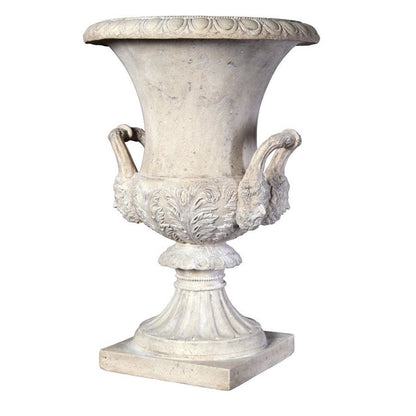 ALDO Creative Arts >Pottery 17.5"Wx17.5"Dx25.5"H / new / resin Italian  Medici Style Greenman Architectural Garden Urn Planters Statue
