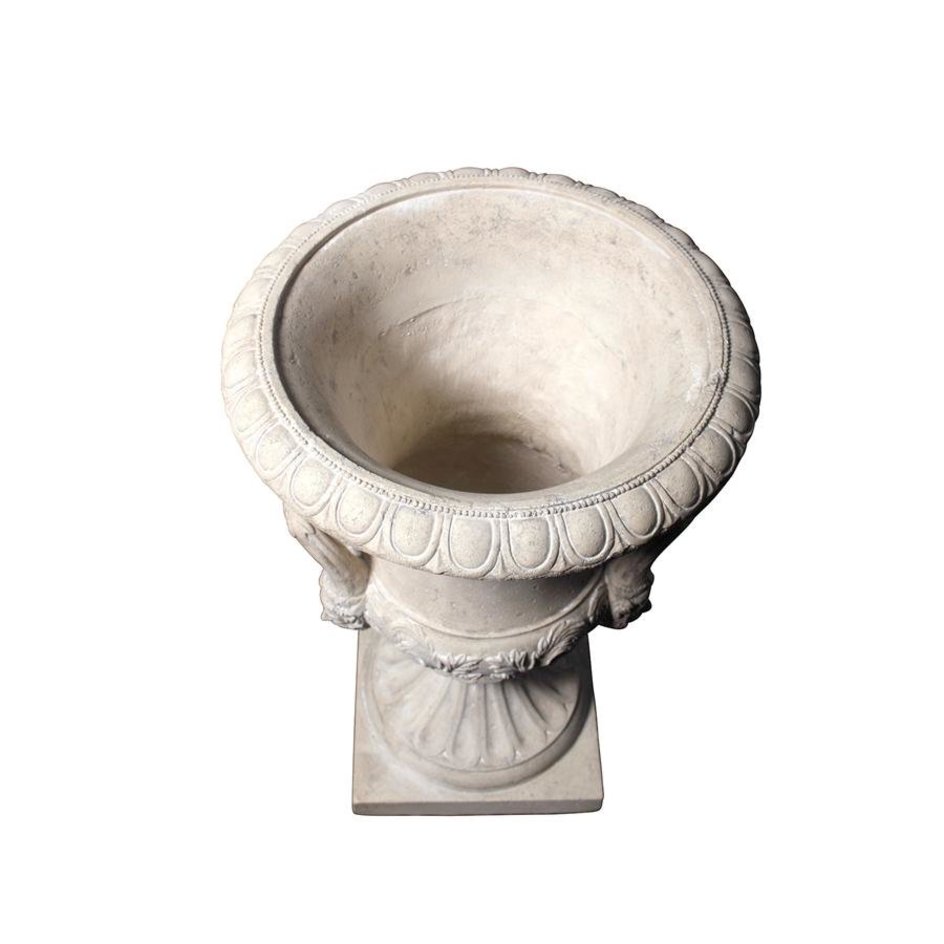 ALDO Creative Arts >Pottery 17.5"Wx17.5"Dx25.5"H / new / resin Italian  Medici Style Greenman Architectural Garden Urn Planters Statue