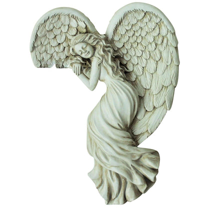 ALDO Decor > Artwork > Sculptures & Statues 6" H Inches / New / resin Door Frame Guardian Angel Right and Left Medium Statues Set of Two Left and Right