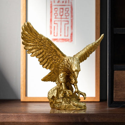 ALDO Décor>Artwork>Sculptures & Statues American Golden Eagle Large Patriotic Desktop Sculpture  Statue