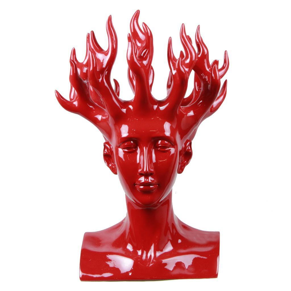 ALDO Decor > Artwork > Sculptures & Statues Designer Modern Style Human Head Large Vase Statue