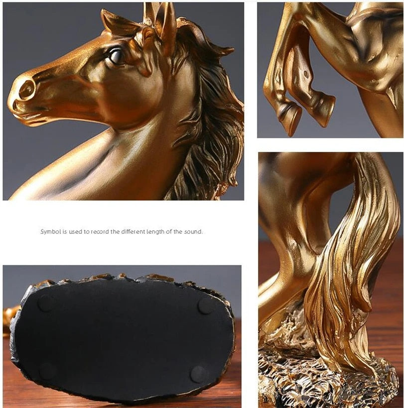 ALDO Décor>Artwork>Sculptures & Statues Grande Mustang Stallion Horse Large Desktop Sculpture  Statue