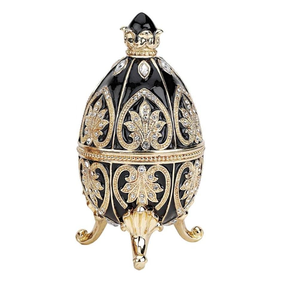 ALDO Decor > Artwork > Sculptures & Statues Imperial Romanov Style Easter Enameled  Eggs Alexander Palace Collection Set