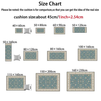 ALDO Decor > Rugs Alice Luxury Modetrn Ornament Carpet Non-Slip Floor Mat Rug Carpe