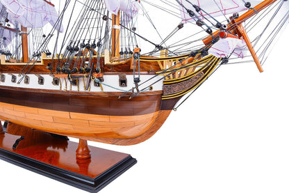 ALDO Hobbies & Creative Arts> Collectibles> Scale Model L: 29 W: 9.25 H: 26 Inches / NEW / Wood U.S.S. Constellation United States Navy Tall War Ship Medium Exclusive Edition Wood Model Sailboat Assembled