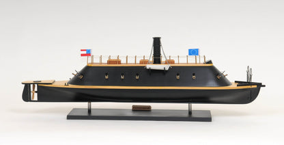 ALDO Hobbies & Creative Arts > Collectibles > Scale Models L: 38.5 W: 9.5 H: 16 Inches / NEW / wood C.S.S. Virginia Ironclad Steam Powered Ship Exclusive Edition Wood Model  Assembled with Display Case