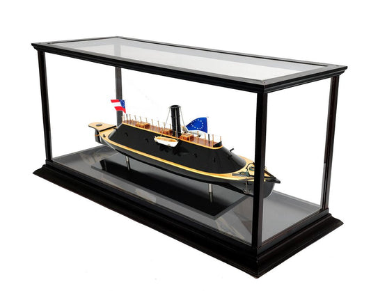 ALDO Hobbies & Creative Arts > Collectibles > Scale Models L: 38.5 W: 9.5 H: 16 Inches / NEW / wood C.S.S. Virginia Ironclad Steam Powered Ship Exclusive Edition Wood Model  Assembled with Display Case