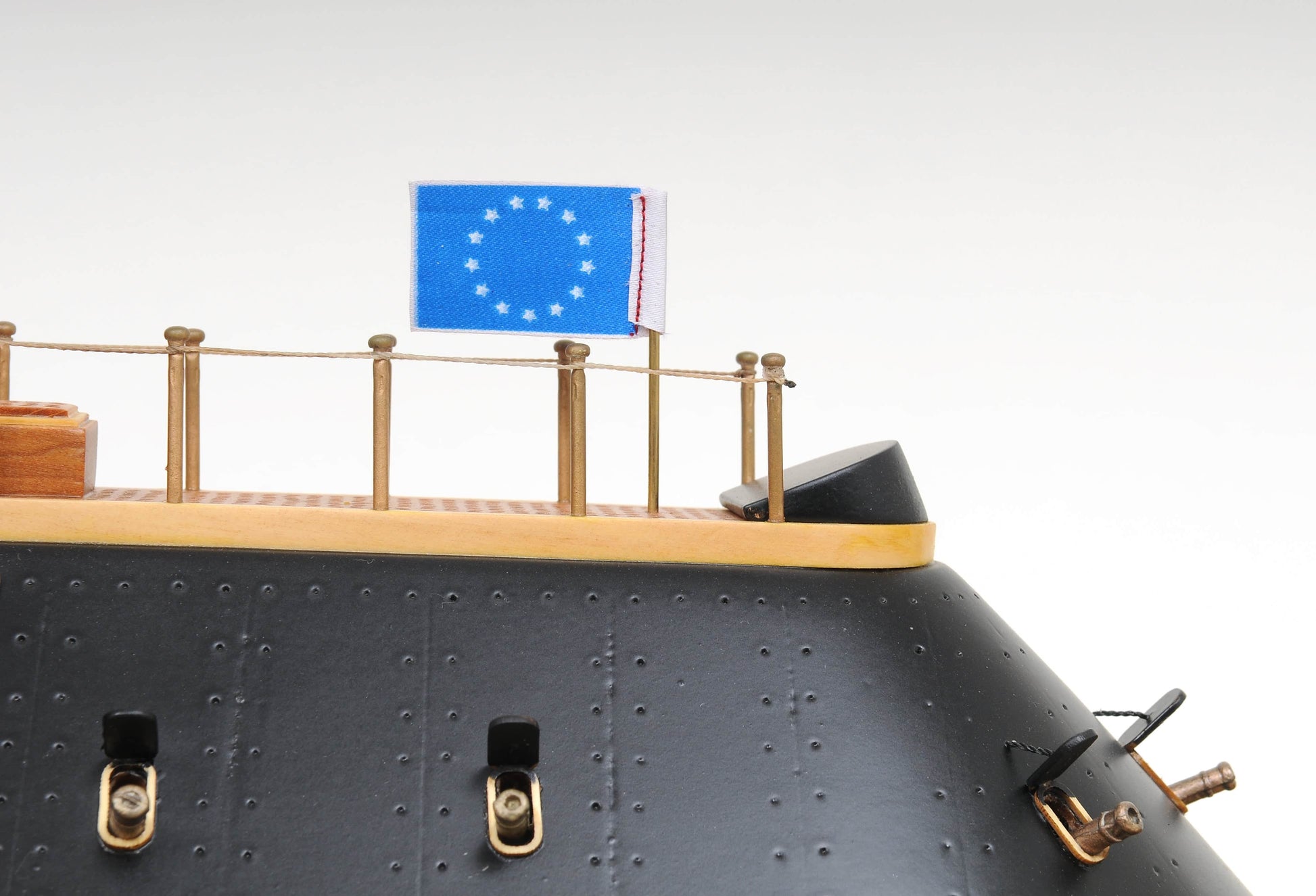 ALDO Hobbies & Creative Arts > Collectibles > Scale Models L: 38.5 W: 9.5 H: 16 Inches / NEW / wood C.S.S. Virginia Ironclad Steam Powered Ship Exclusive Edition Wood Model  Assembled with Display Case